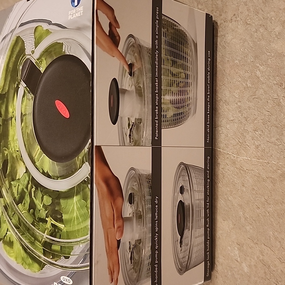 OXO Salad and Herb Spinner - Picture 2 of 5